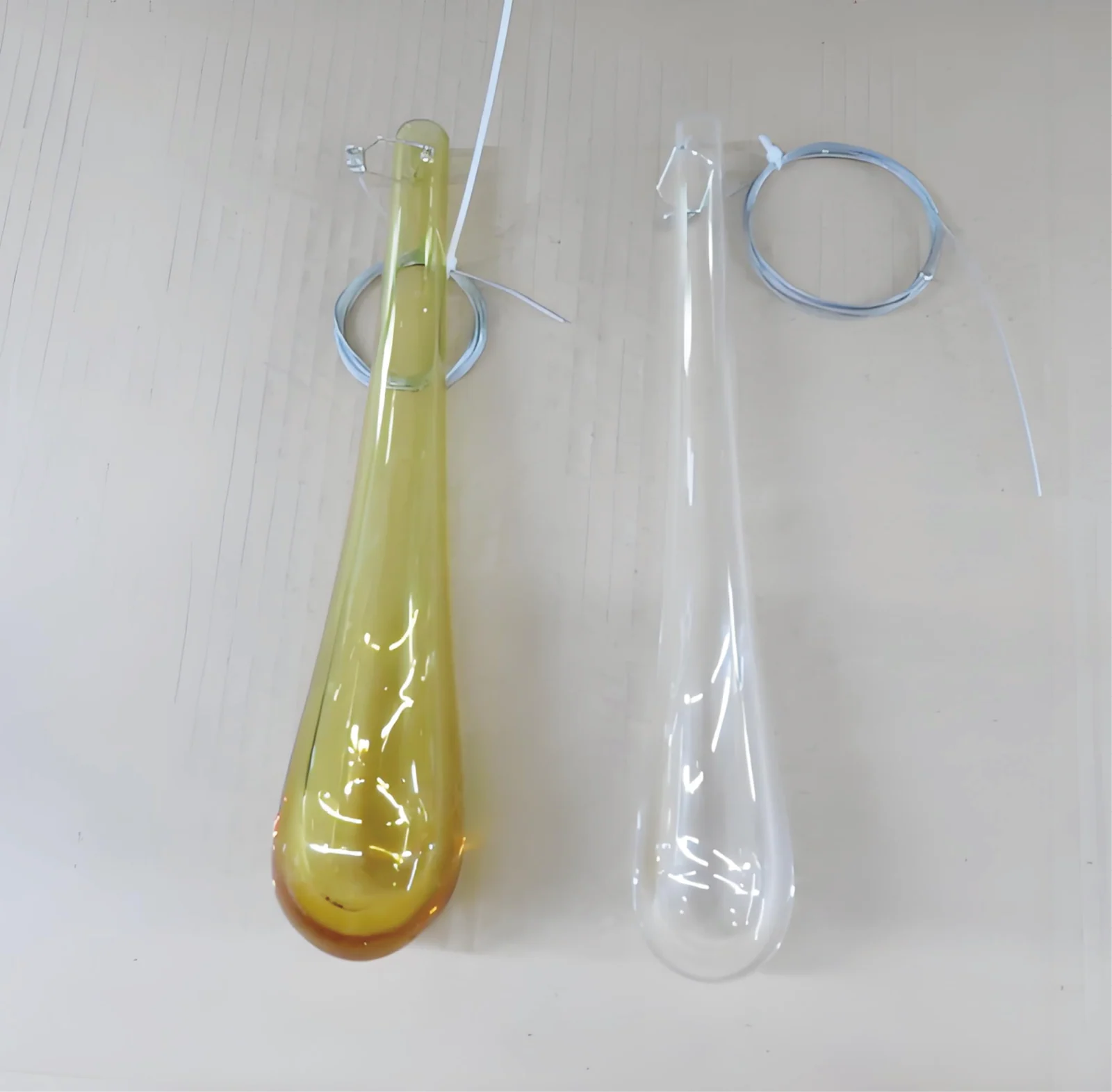 Clear Glass Drop Chandelier for Hotel Lobbies project view