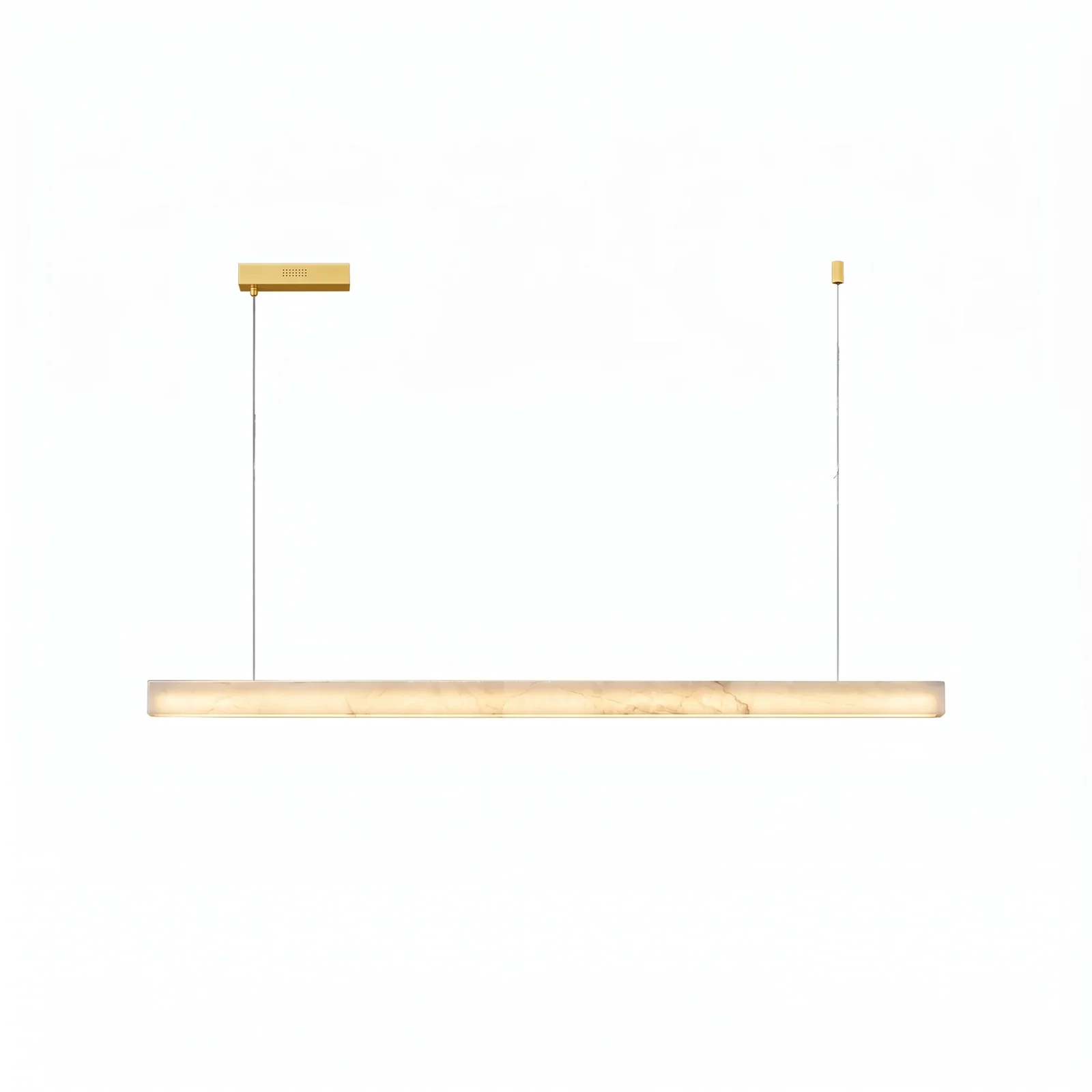 Alabaster Linear Rectangular Pendant Light detail
