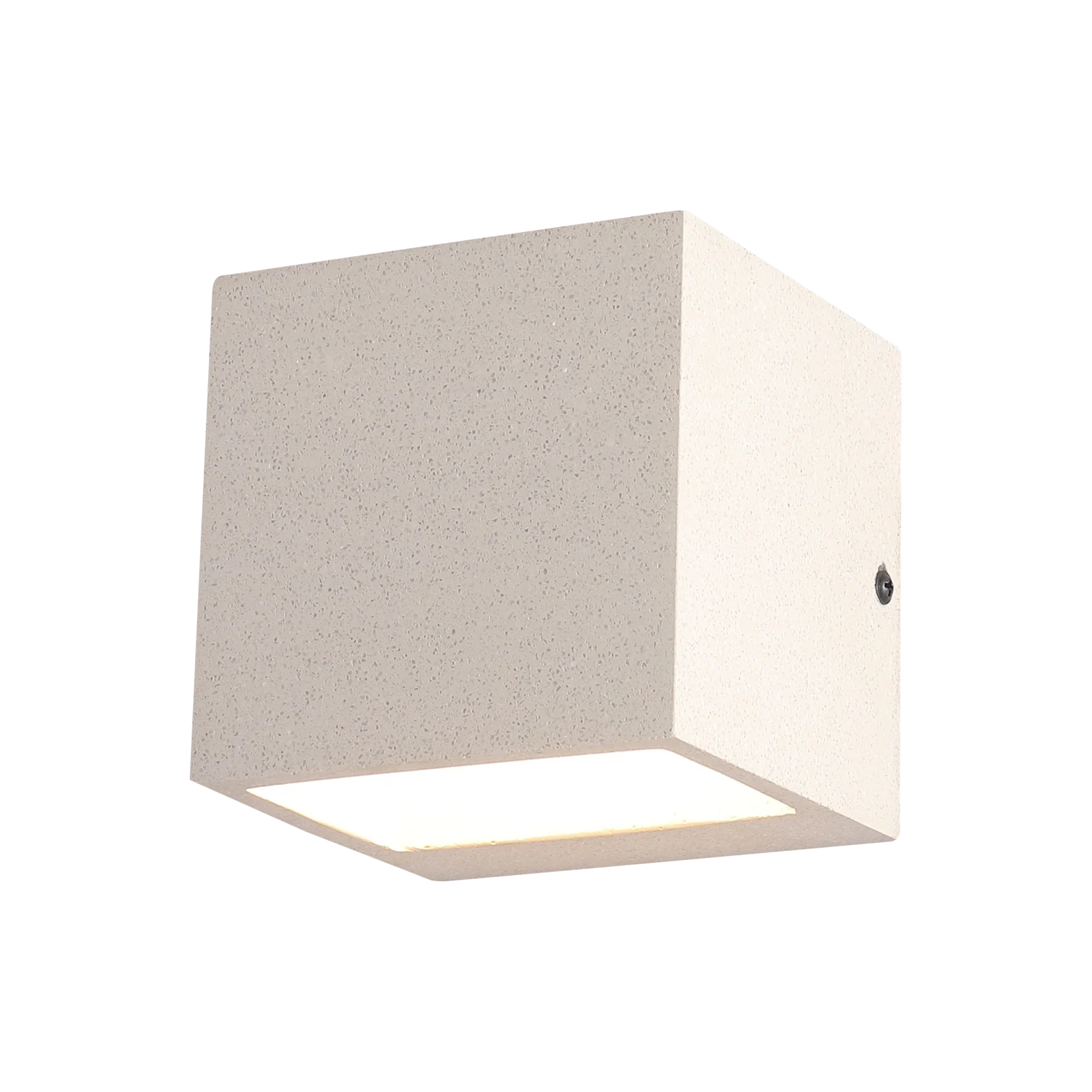 Architectural Minimalist Square Block Light detail