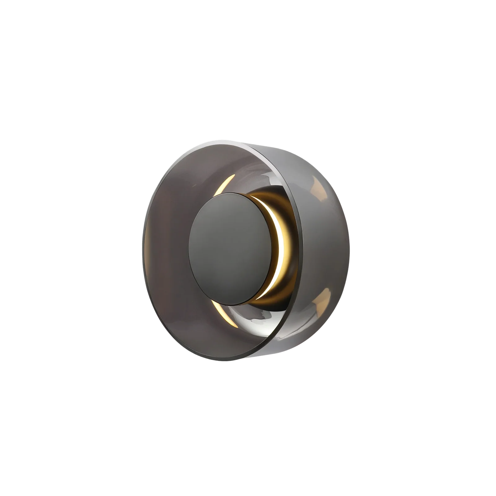 Designer Circular Backlit Wall Fixture detail