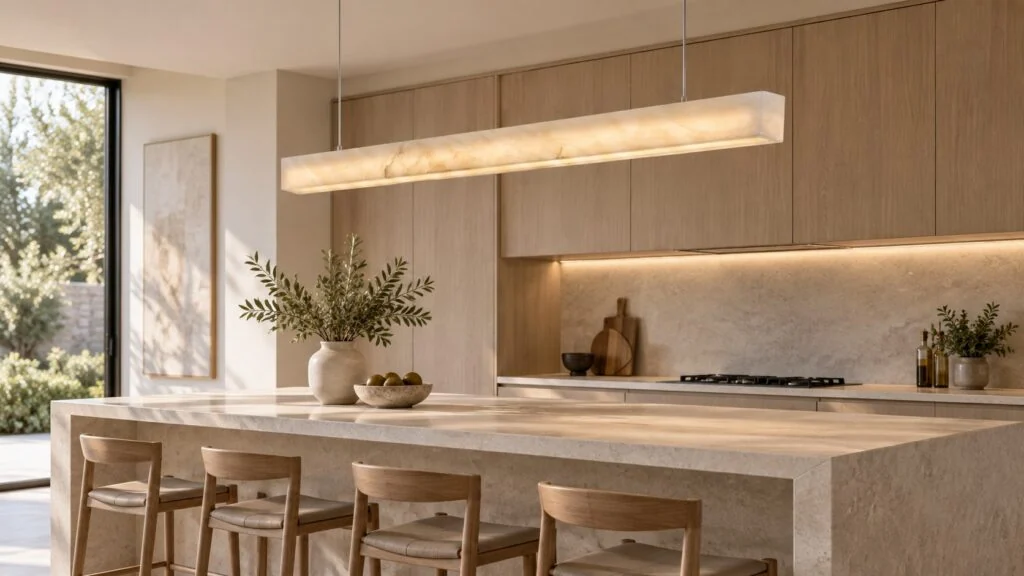 Alabaster Pendant Lights for Kitchen Islands: Size, Height & Buying Guide