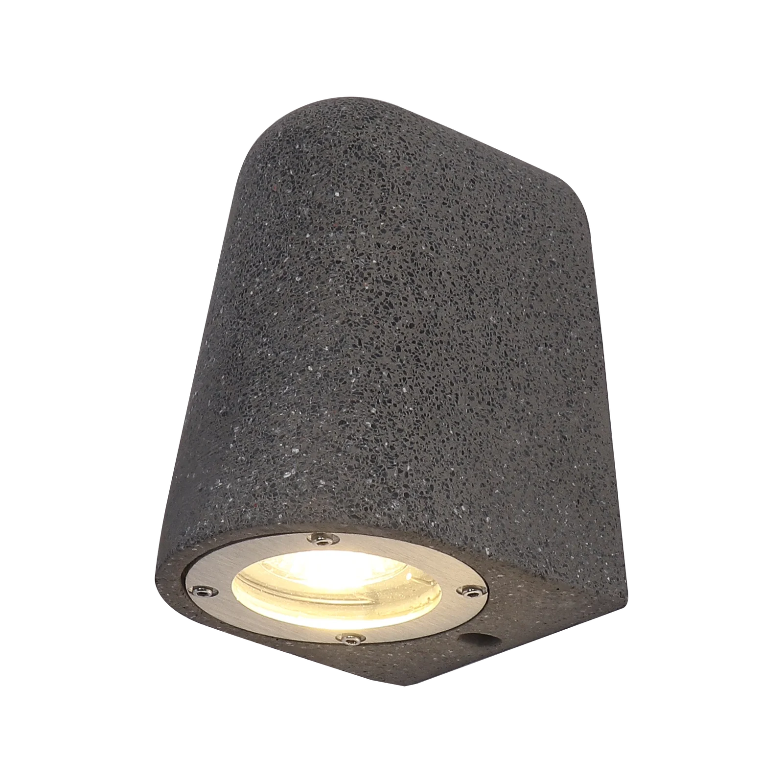 Custom PlasterConcrete Downlight Sconce detail