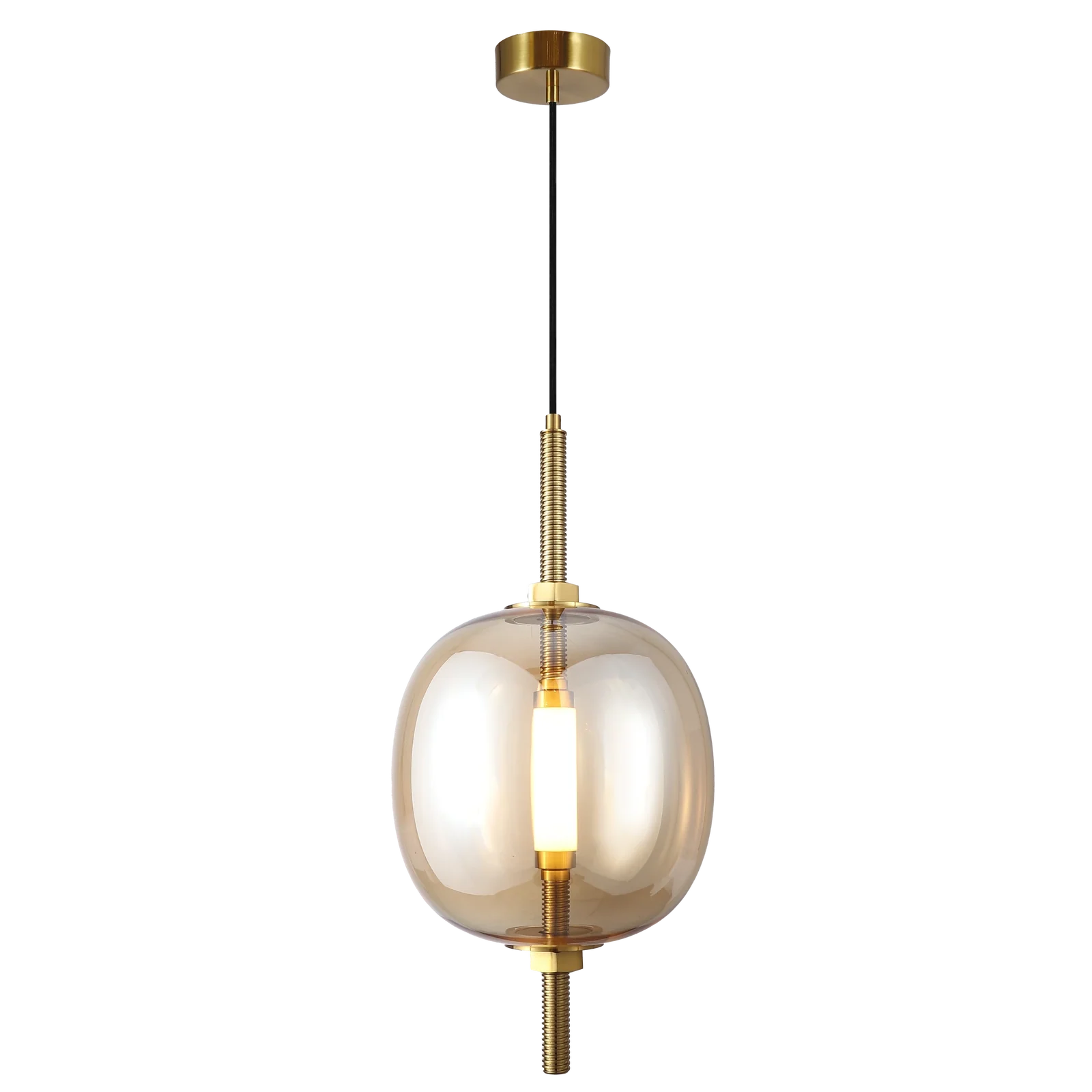 Flattened Globe Center-LED Pendant-2 detail