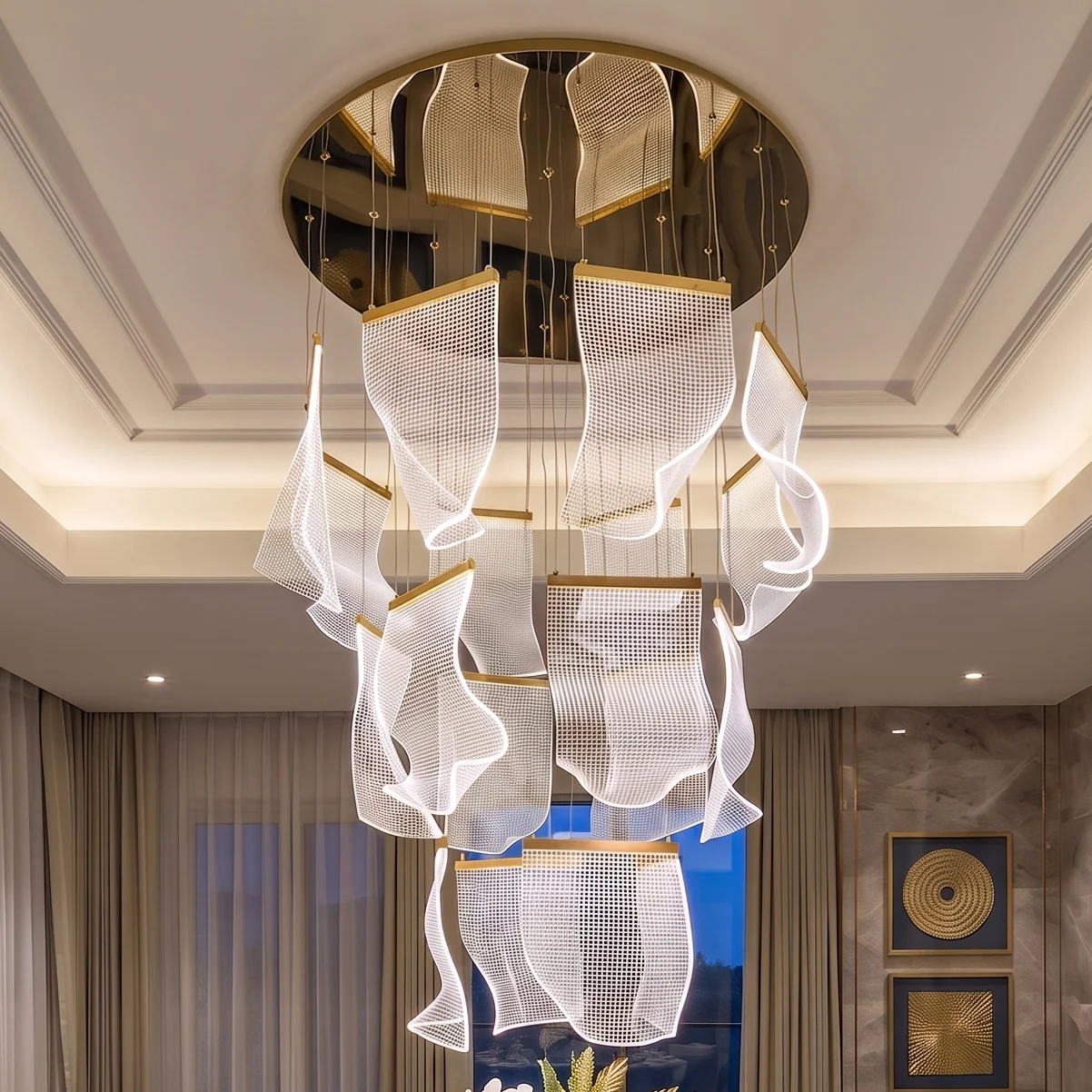 Custom Bespoke Chandelier for Hotel & Villa | Meiyun Lighting Manufacturer project view