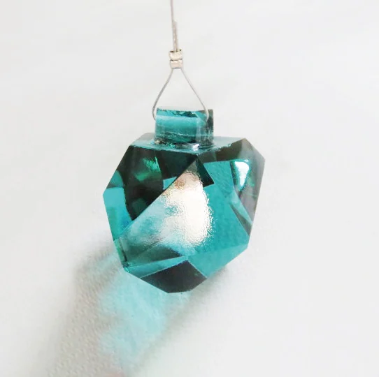 Cambodia Turquoise Lobby Chandelier project view