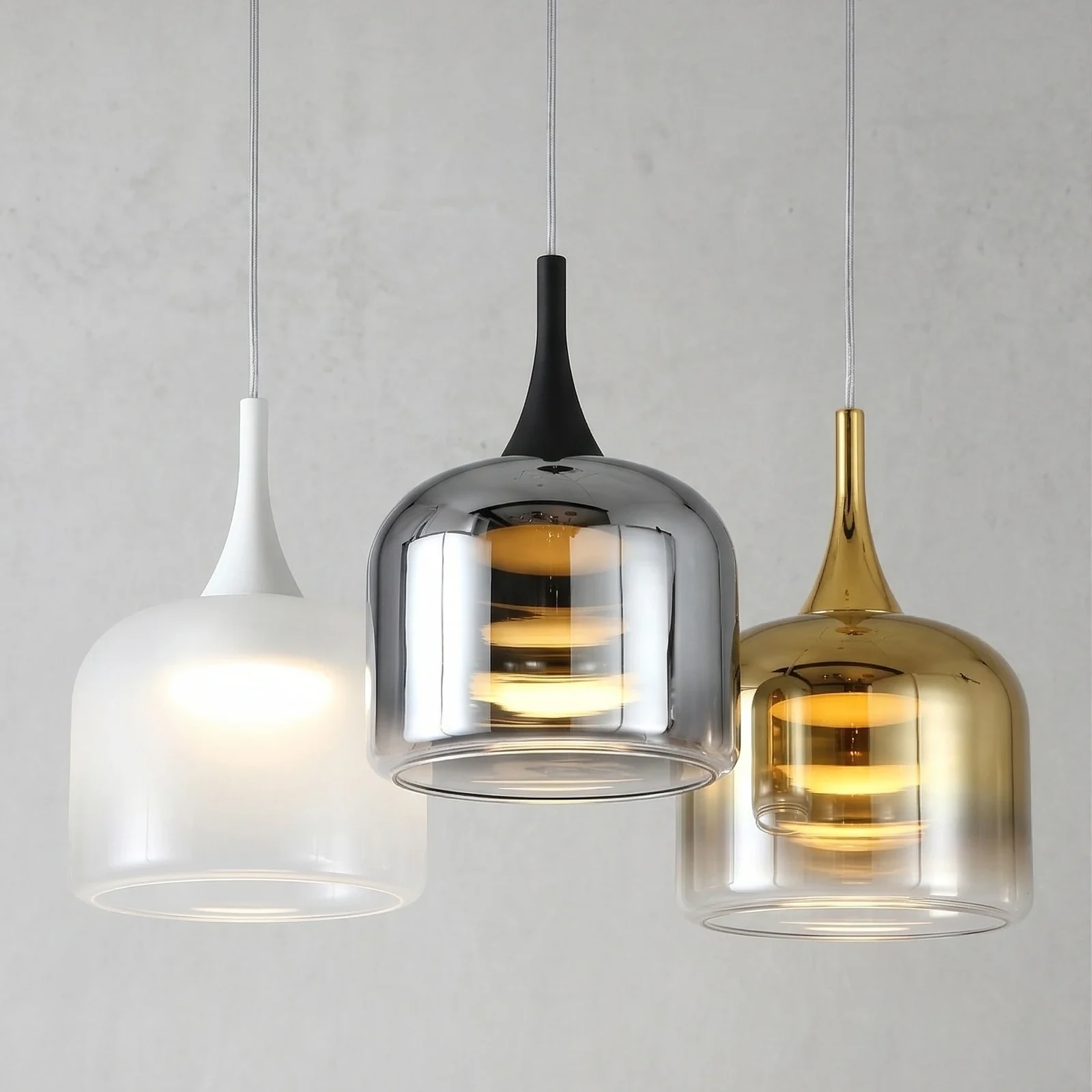 Ombre Glass Pendant Light detail