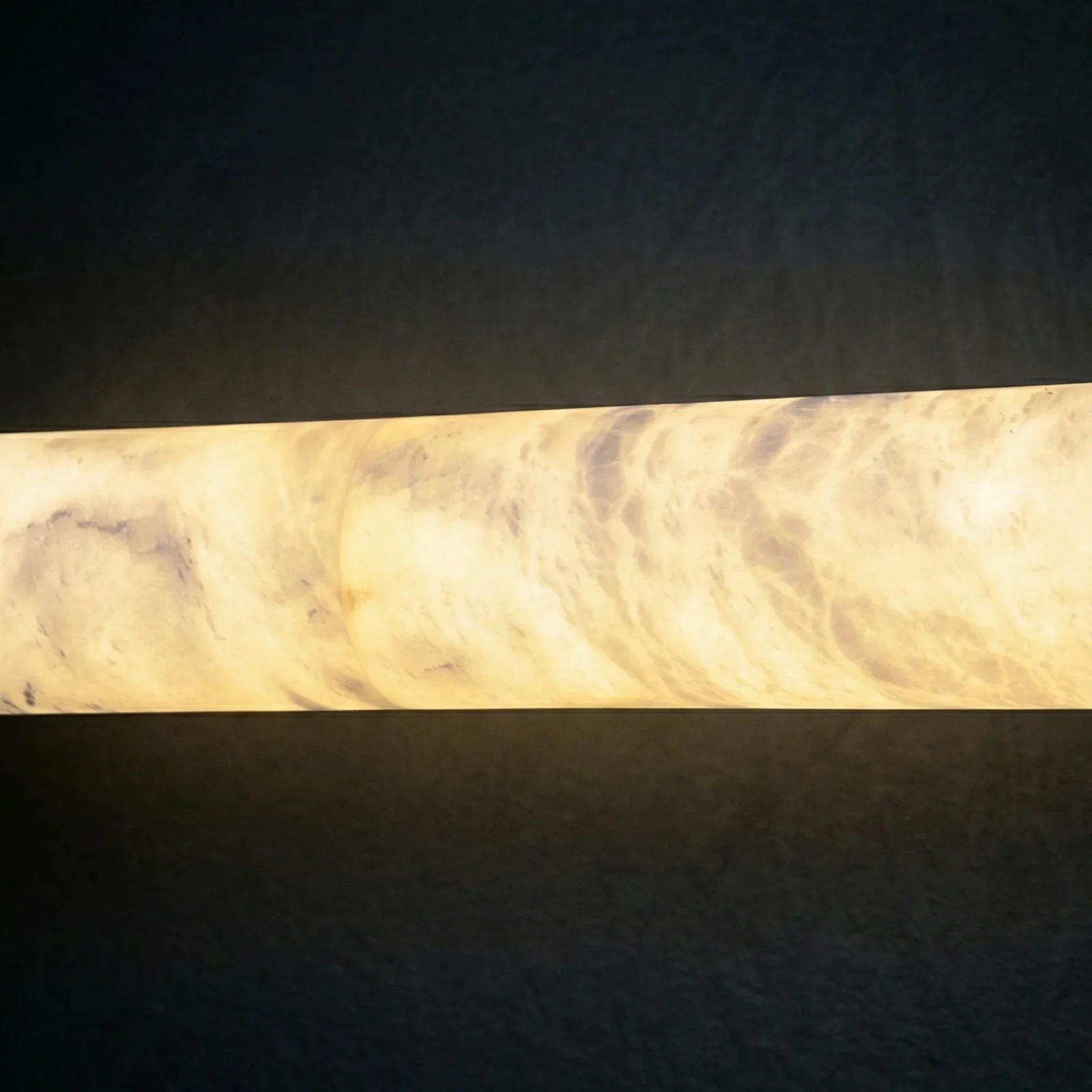 Alabaster Linear Tube Pendant Light detail