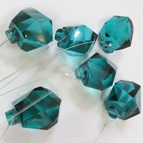 Cambodia Turquoise Lobby Chandelier project view