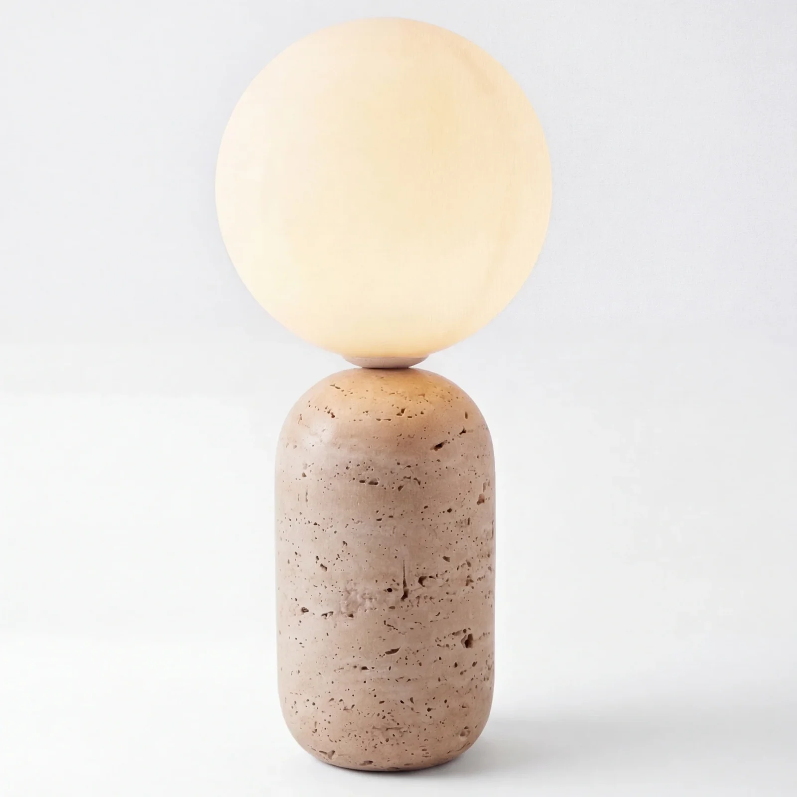 Glass Globe Table Lamp detail