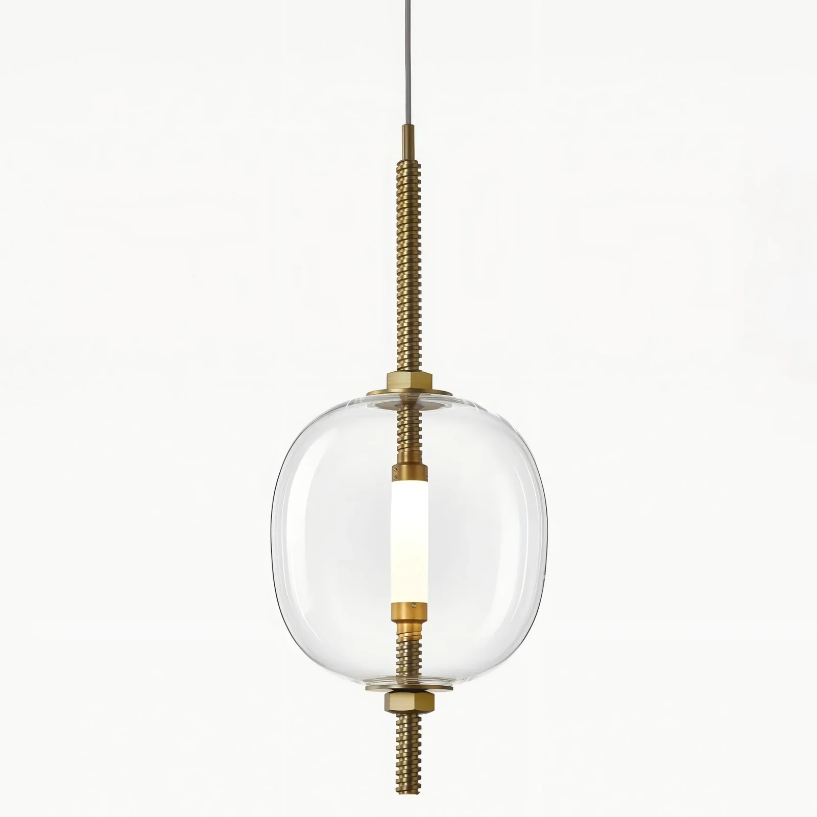 Flattened Globe Center-LED Pendant-2 detail