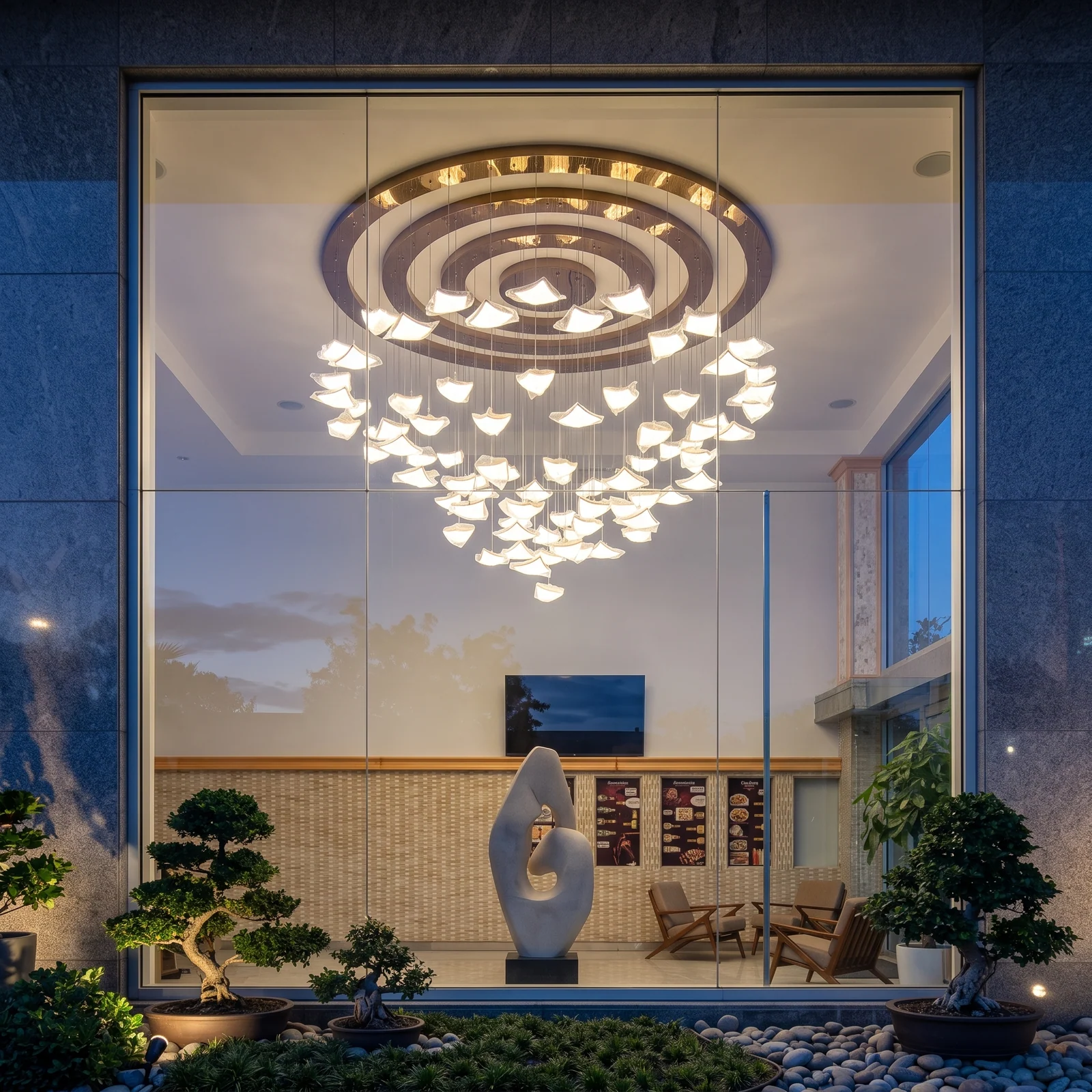 Large‑Scale Custom Atrium Lighting USA | Commercial Building Bespoke Fixtures for New York, Chicago, Dallas