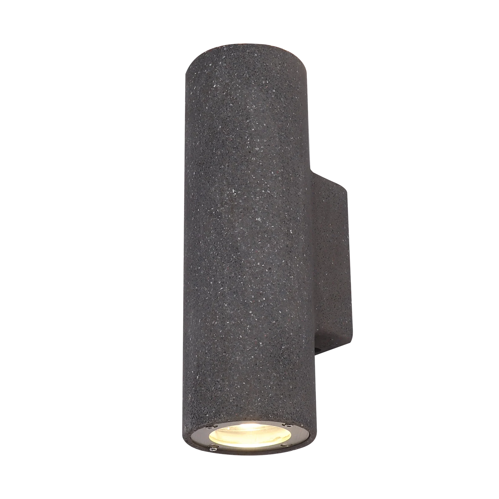 Modern Concrete Up Down Cylinder & Square Wall Sconce detail