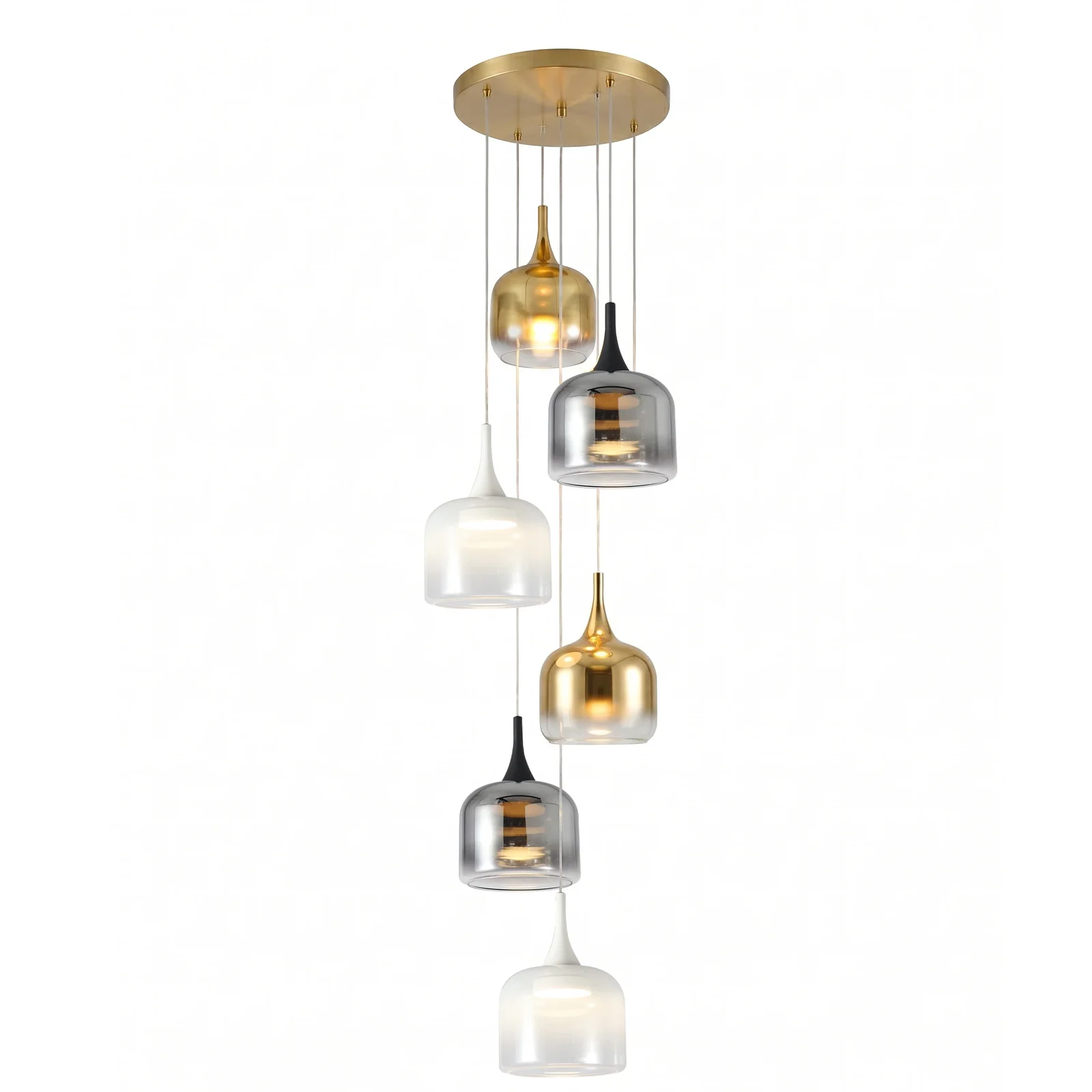 Ombre Glass Pendant Light detail