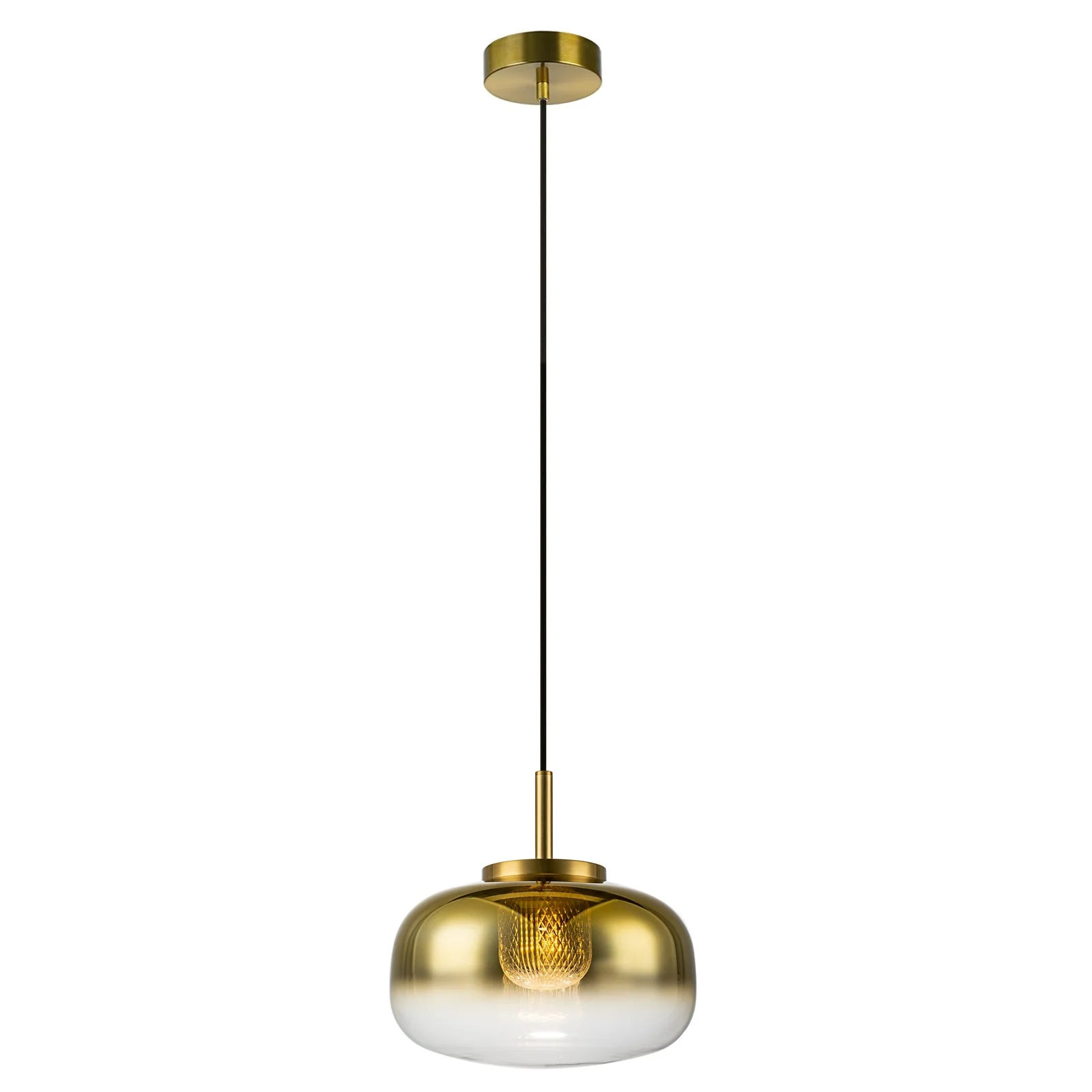 Gradient Glass Globe Pendant Light detail