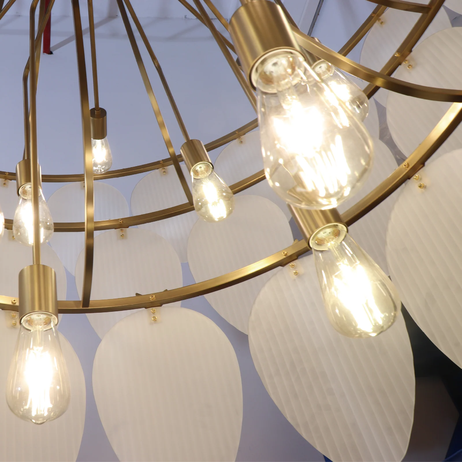Bespoke Art Glass Chandelier for Villa Projects project view