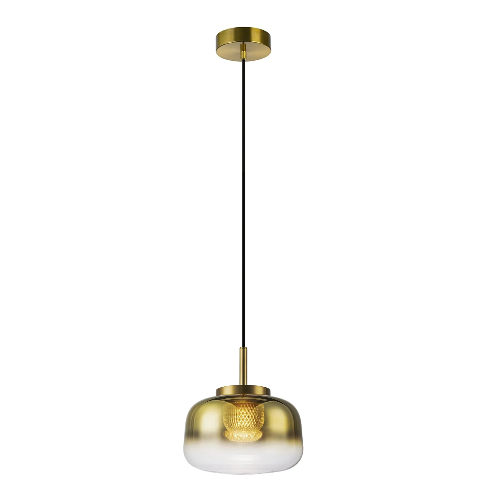 Gradient Glass Globe Pendant Light detail