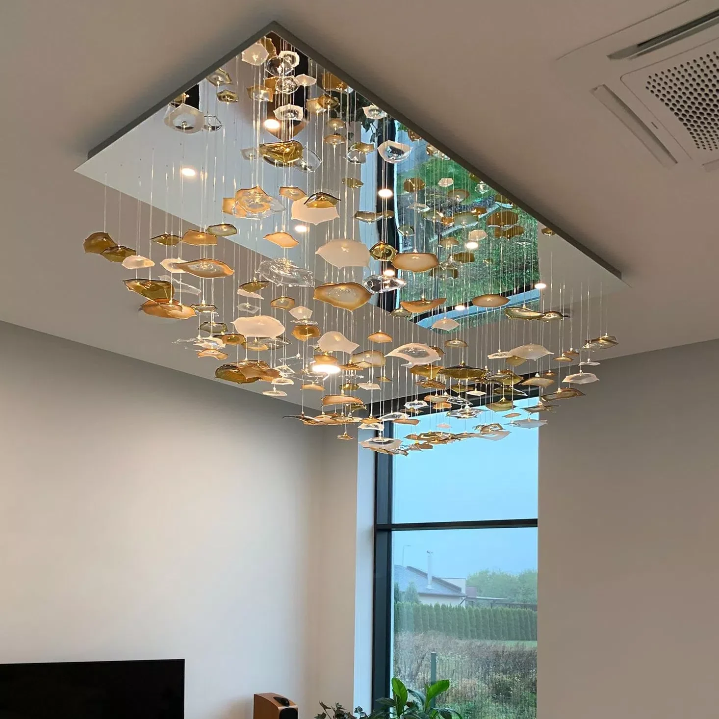 Cambodia Leaf Chandelier