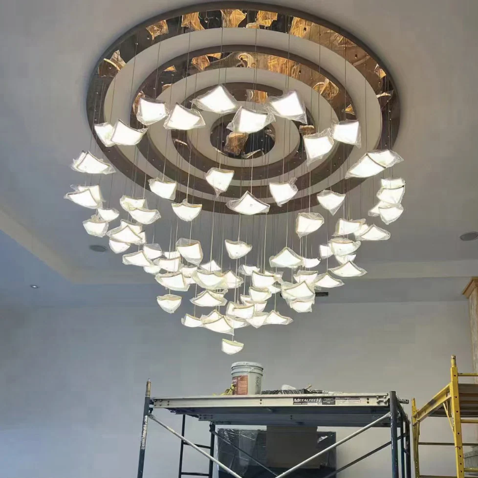 Large‑Scale Custom Atrium Lighting USA | Commercial Building Bespoke Fixtures for New York, Chicago, Dallas project view