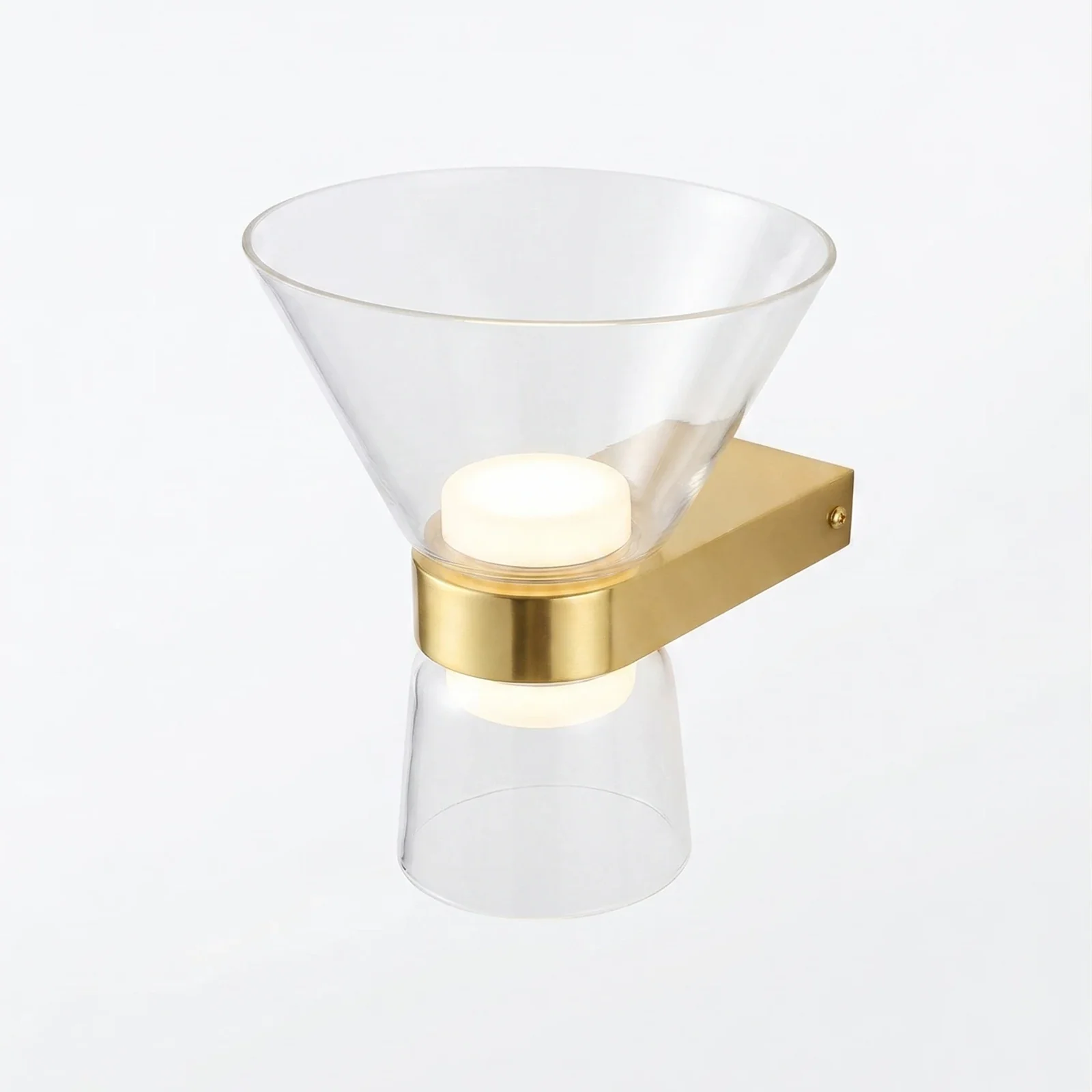 Hourglass Glass Pendant Light detail