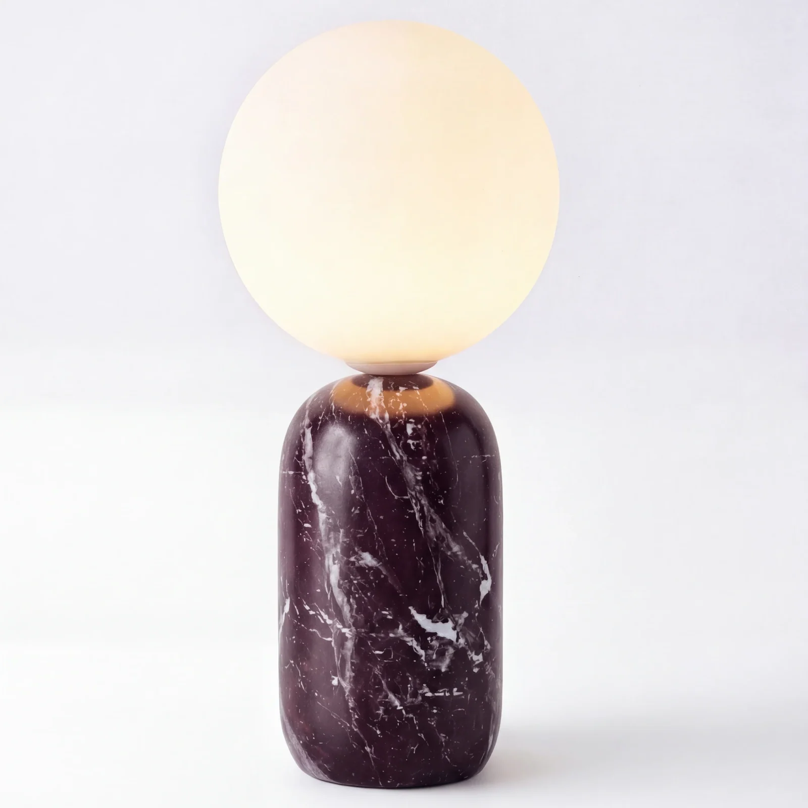 Glass Globe Table Lamp detail