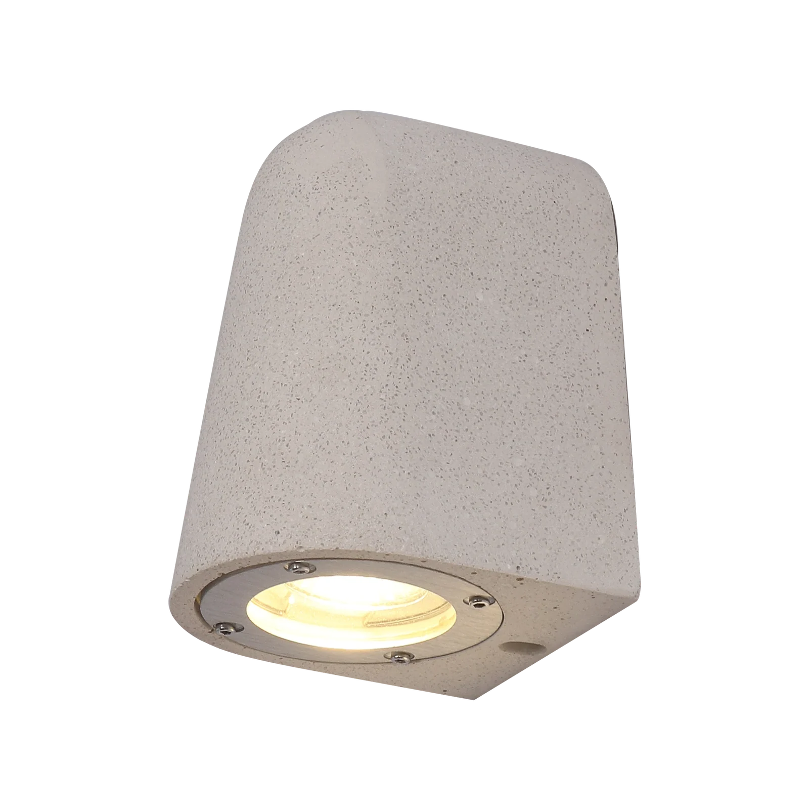 Custom PlasterConcrete Downlight Sconce detail