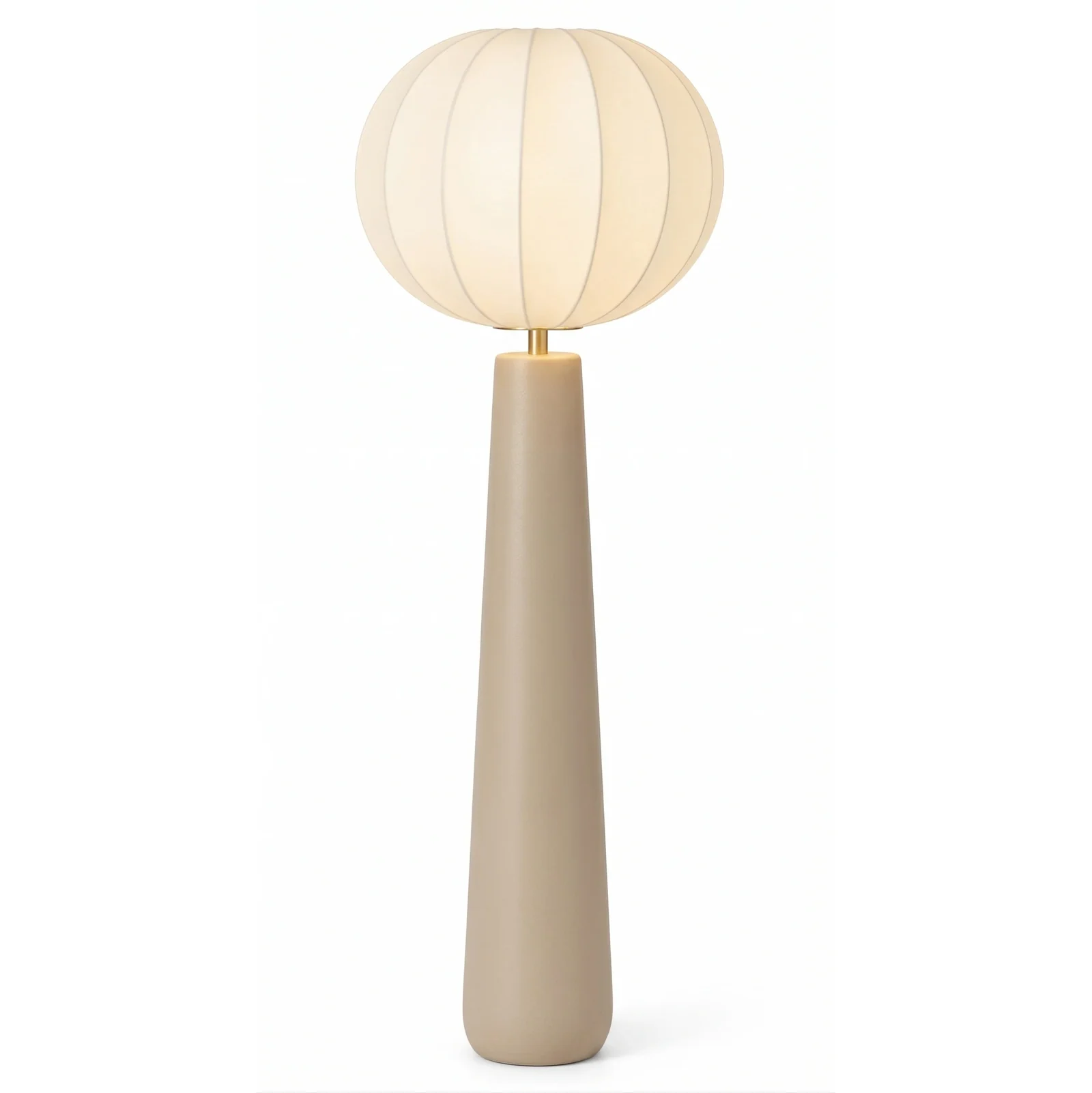 Fabric Globe Pendant Light detail