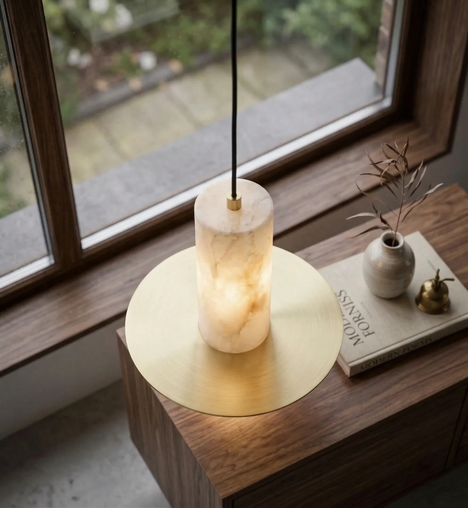 Faux Alabaster Pendant Light Series detail