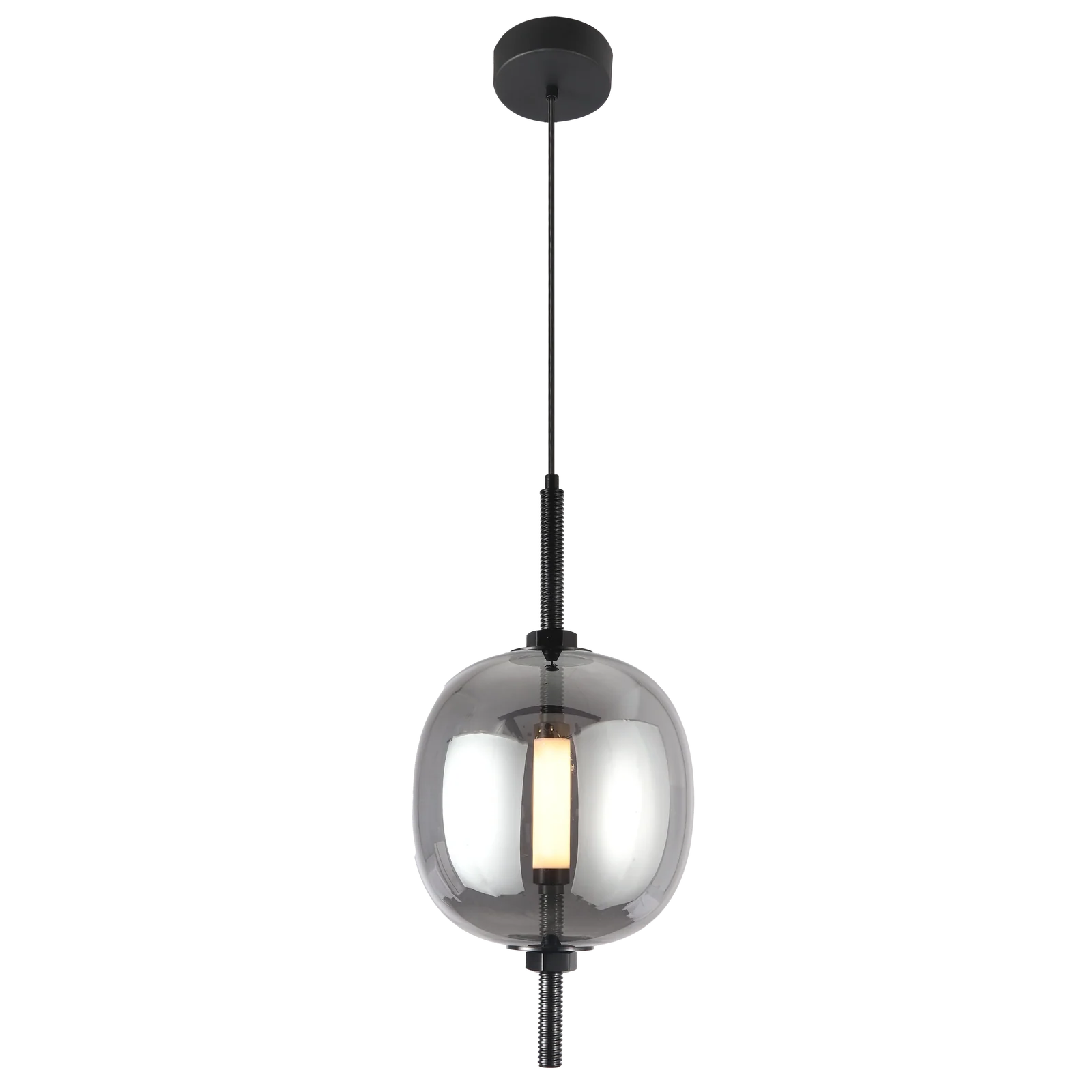 Flattened Globe Center-LED Pendant-2 detail