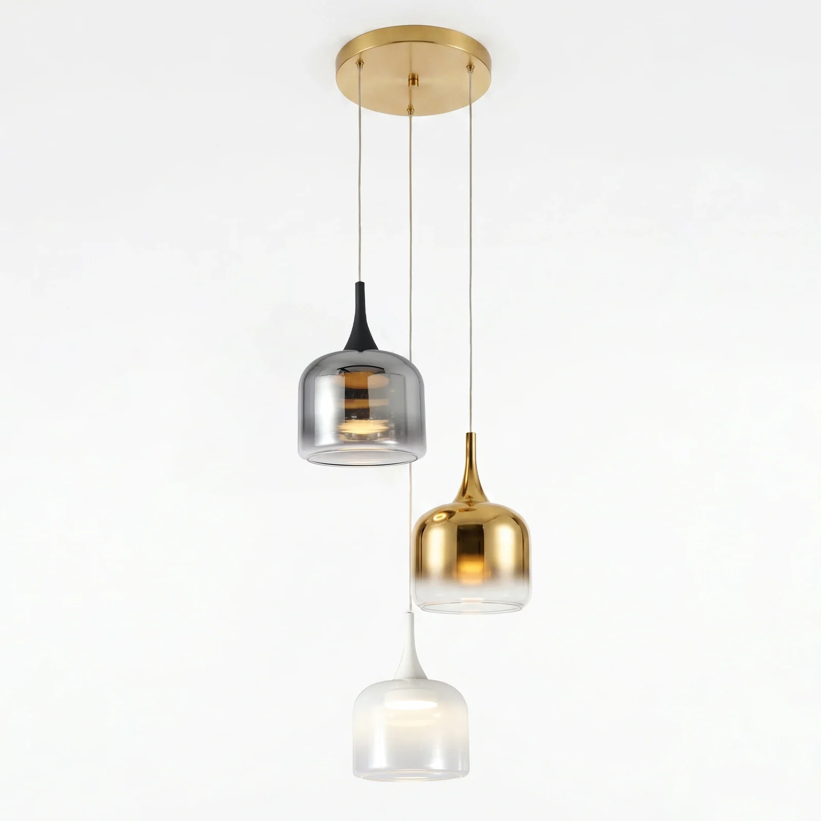 Ombre Glass Pendant Light detail