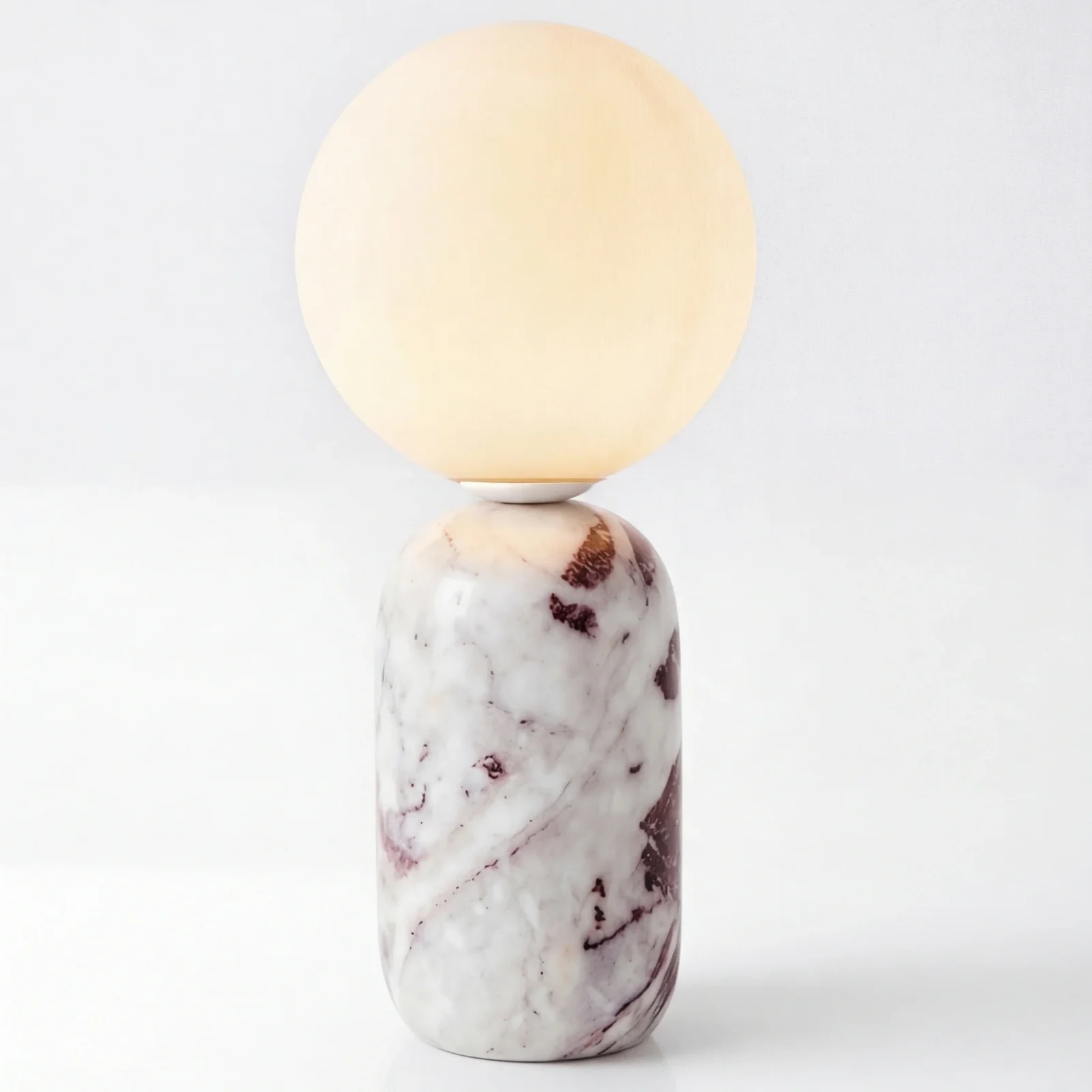 Glass Globe Table Lamp detail