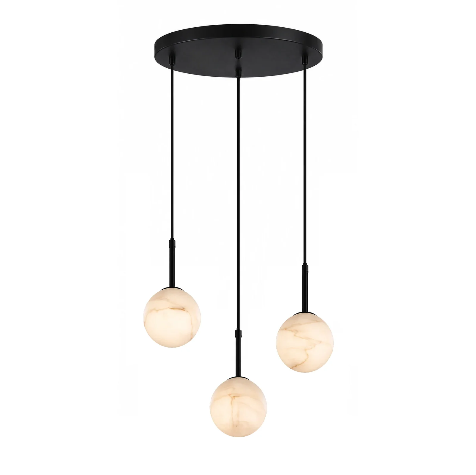 Alabaster Globe Pendant Light detail