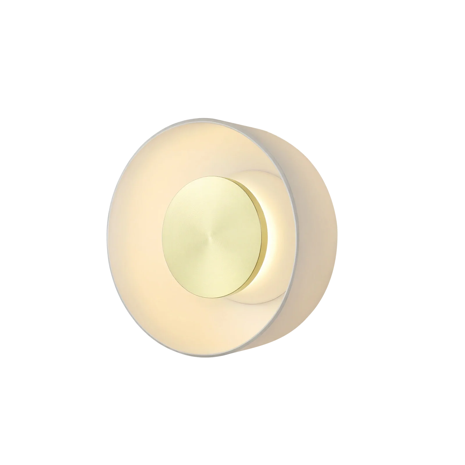 Designer Circular Backlit Wall Fixture detail