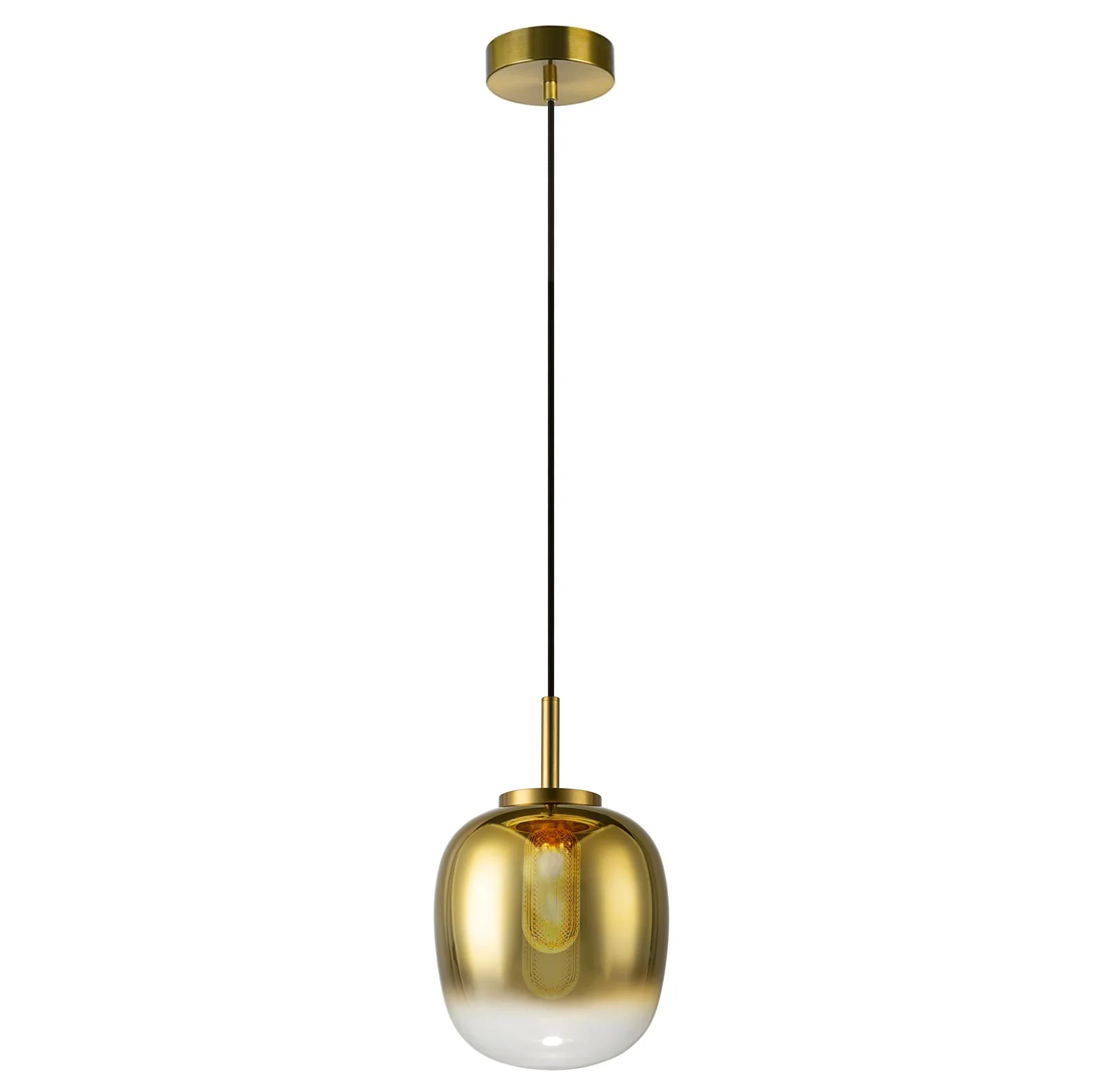 Gradient Glass Globe Pendant Light detail