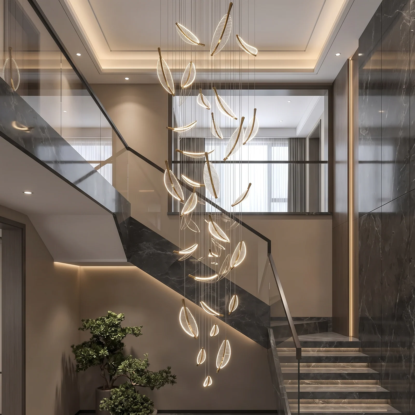 SAA Compliant Modern Bespoke Lighting for Australia Villa & Boutique Hotel project view