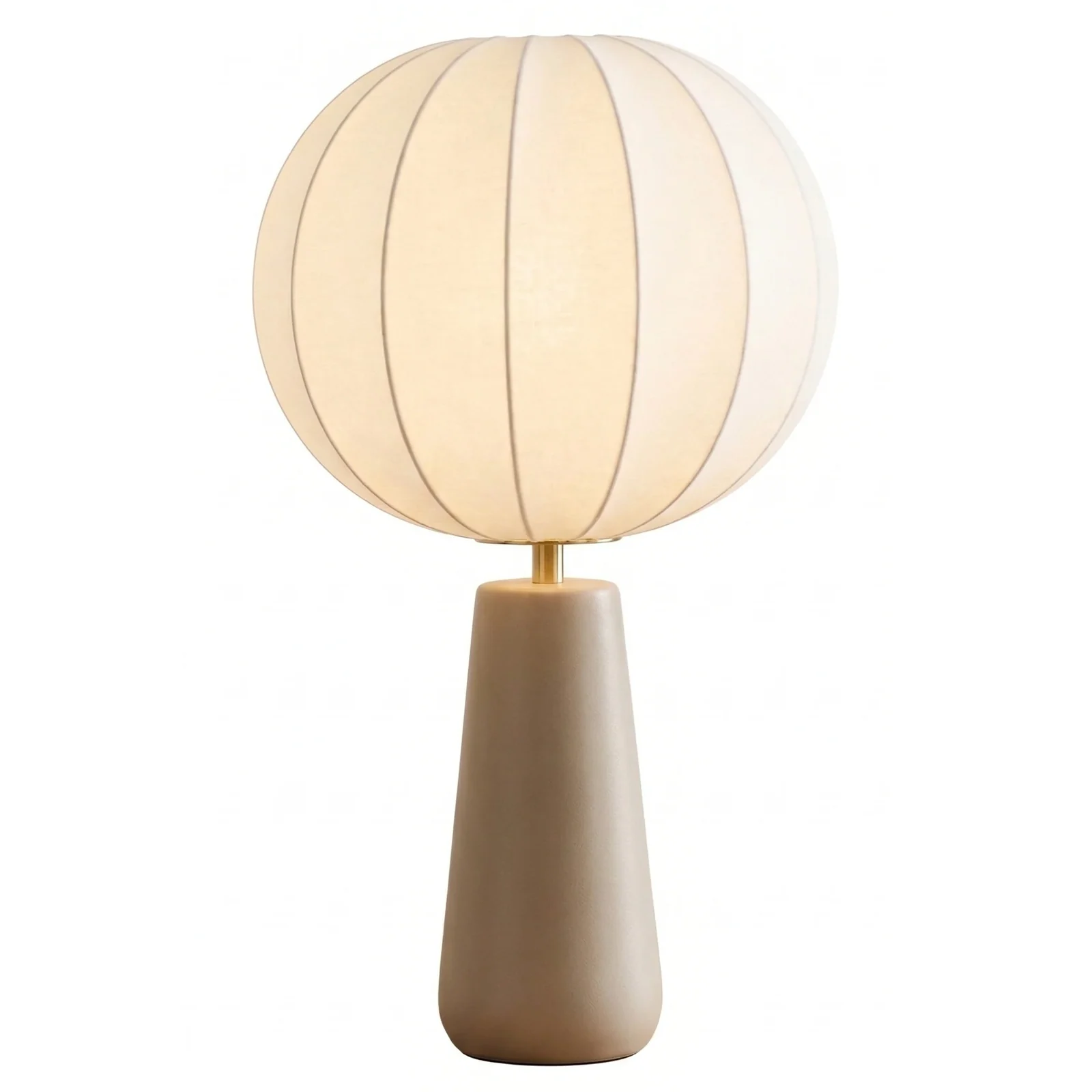 Fabric Globe Pendant Light detail