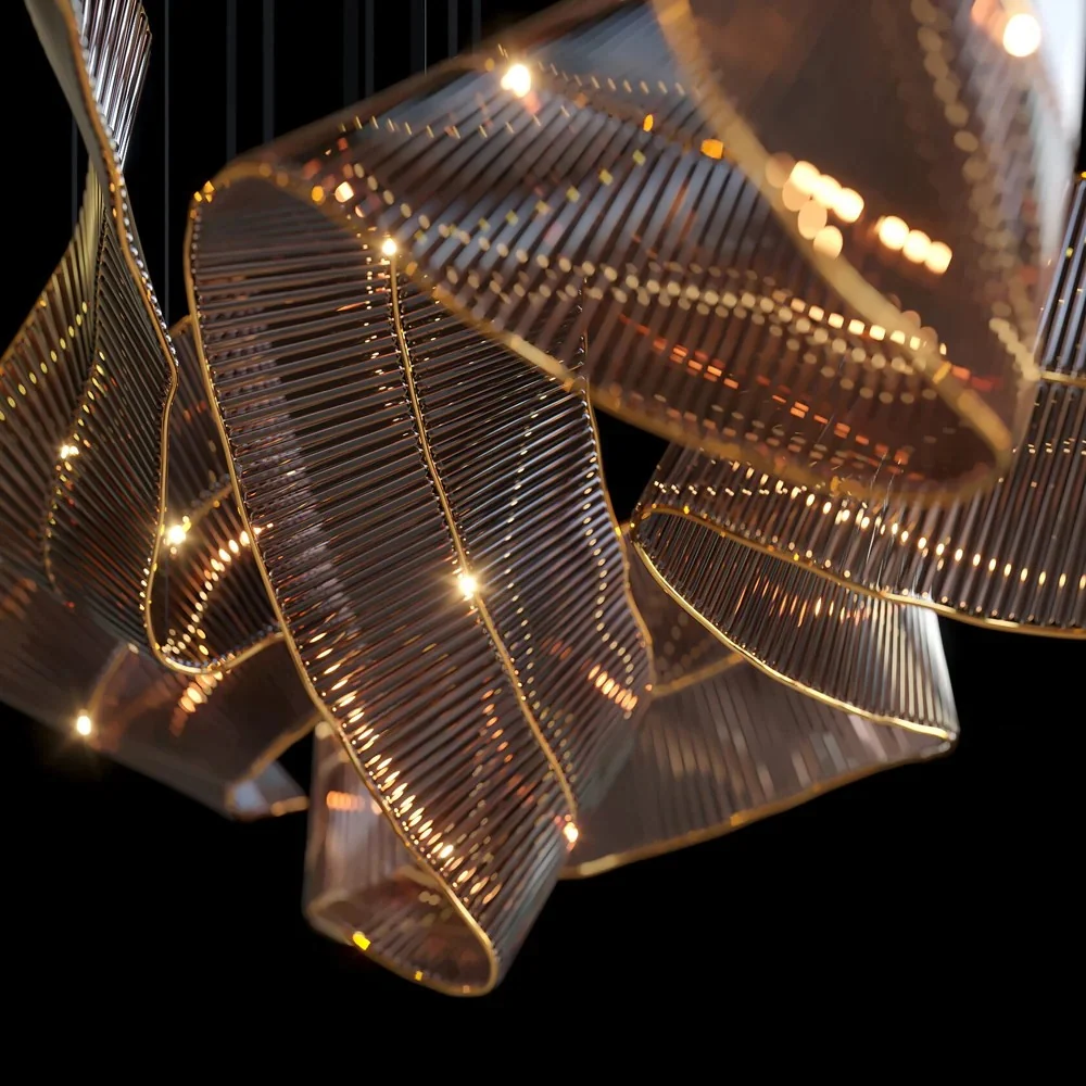 Luxury Alabaster Custom Lighting Dubai, UAE, Qatar, Kuwait | Grand Hotel & Palace Villa Bespoke Chandeliers project view