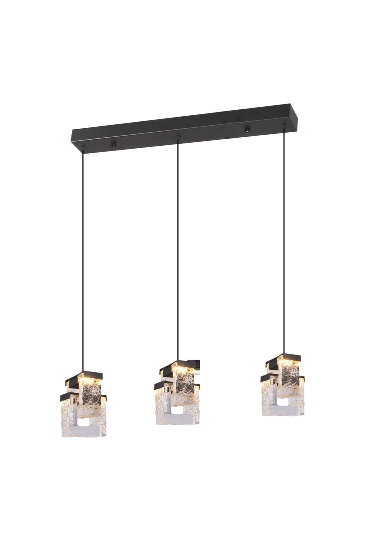 Ice Clasp Linear Pendant