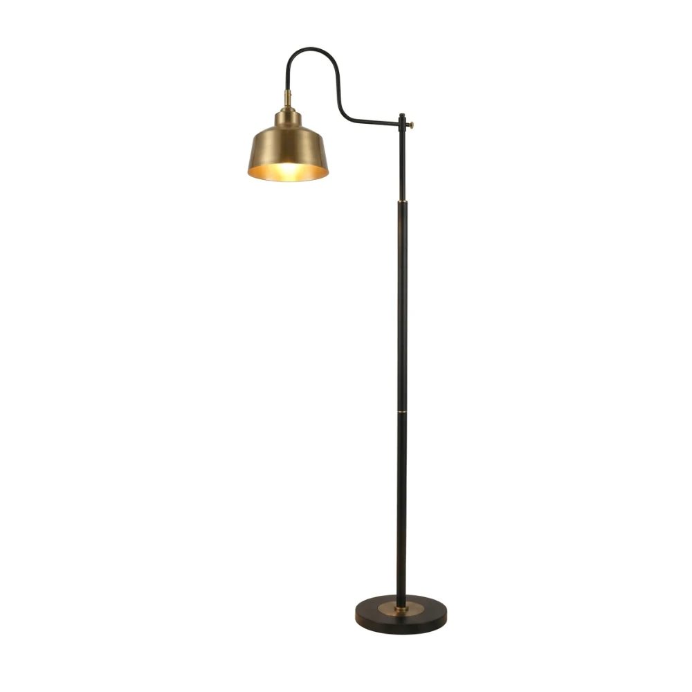 Articulated Arm Brass Floor Lamp detail