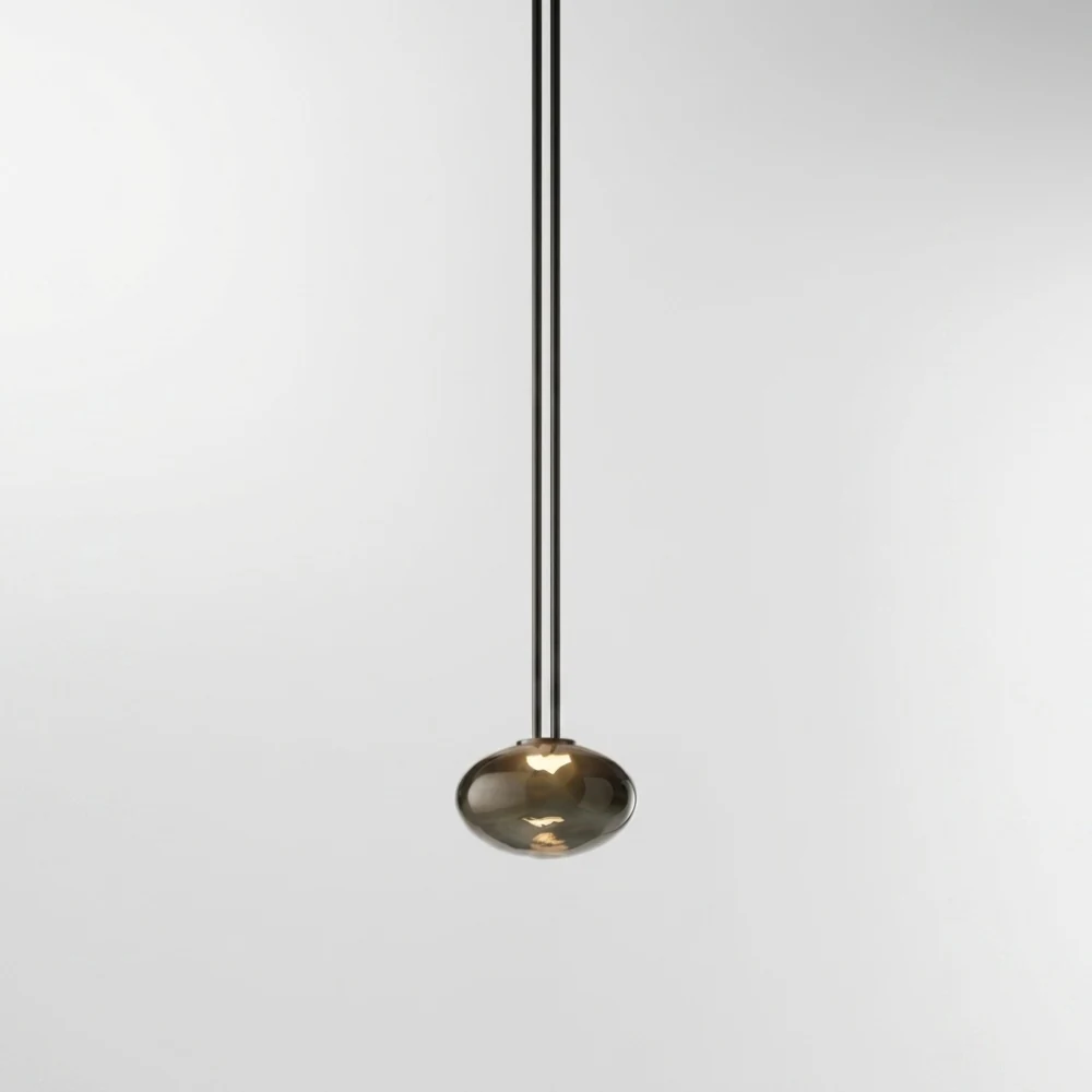 Bubble & Disc Glass Pendant Light Series detail