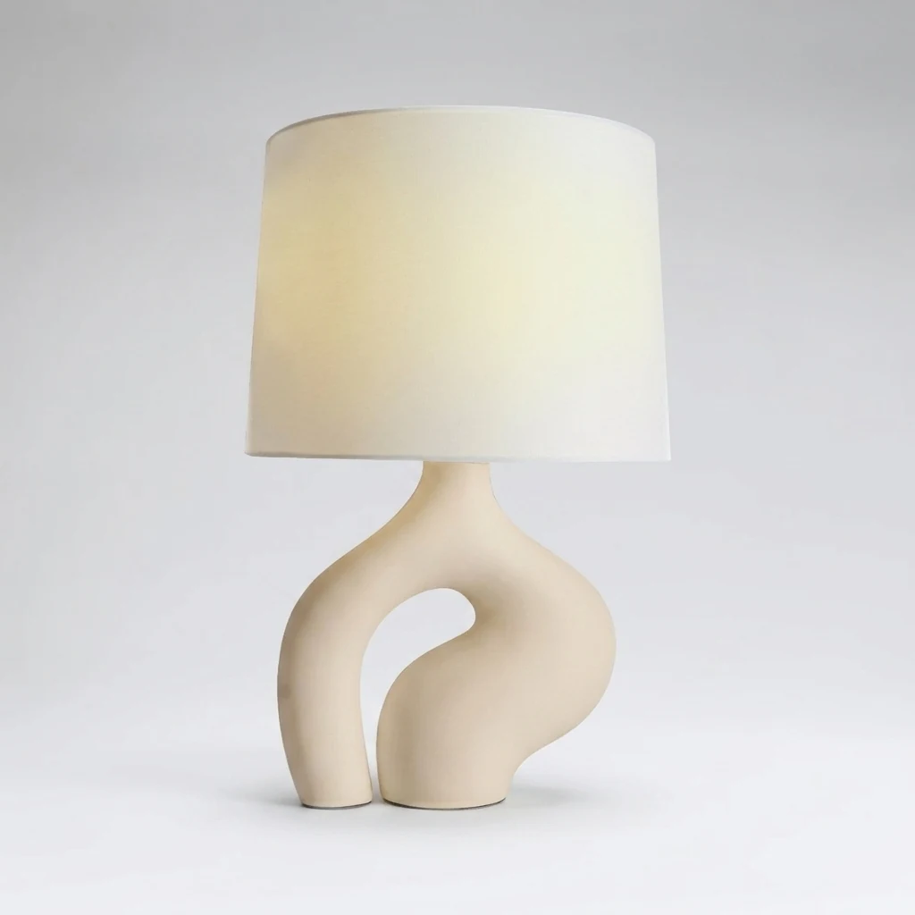 Ceramic Sculptural Table Lamp