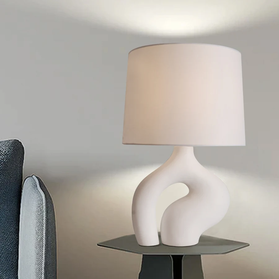 Ceramic Sculptural Table Lamp detail