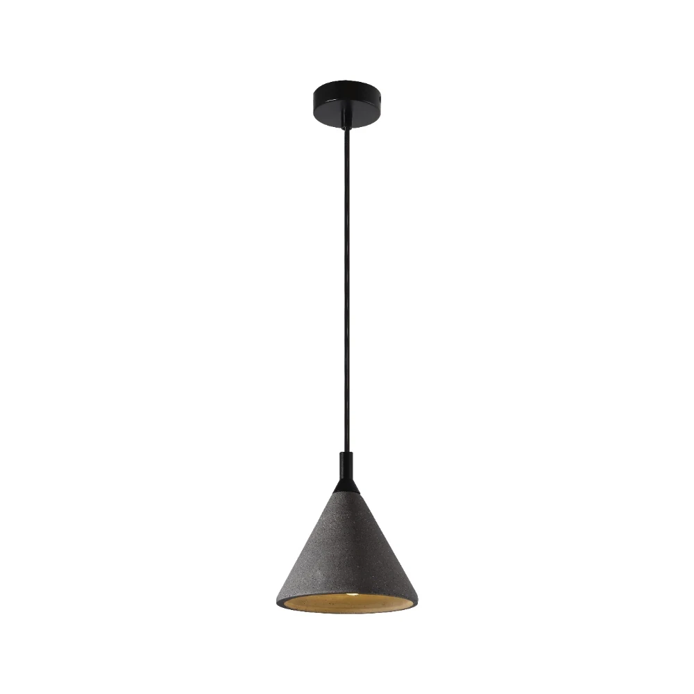 Concrete Texture Cone Pendant Light detail