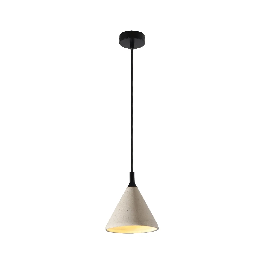 Concrete Texture Cone Pendant Light detail