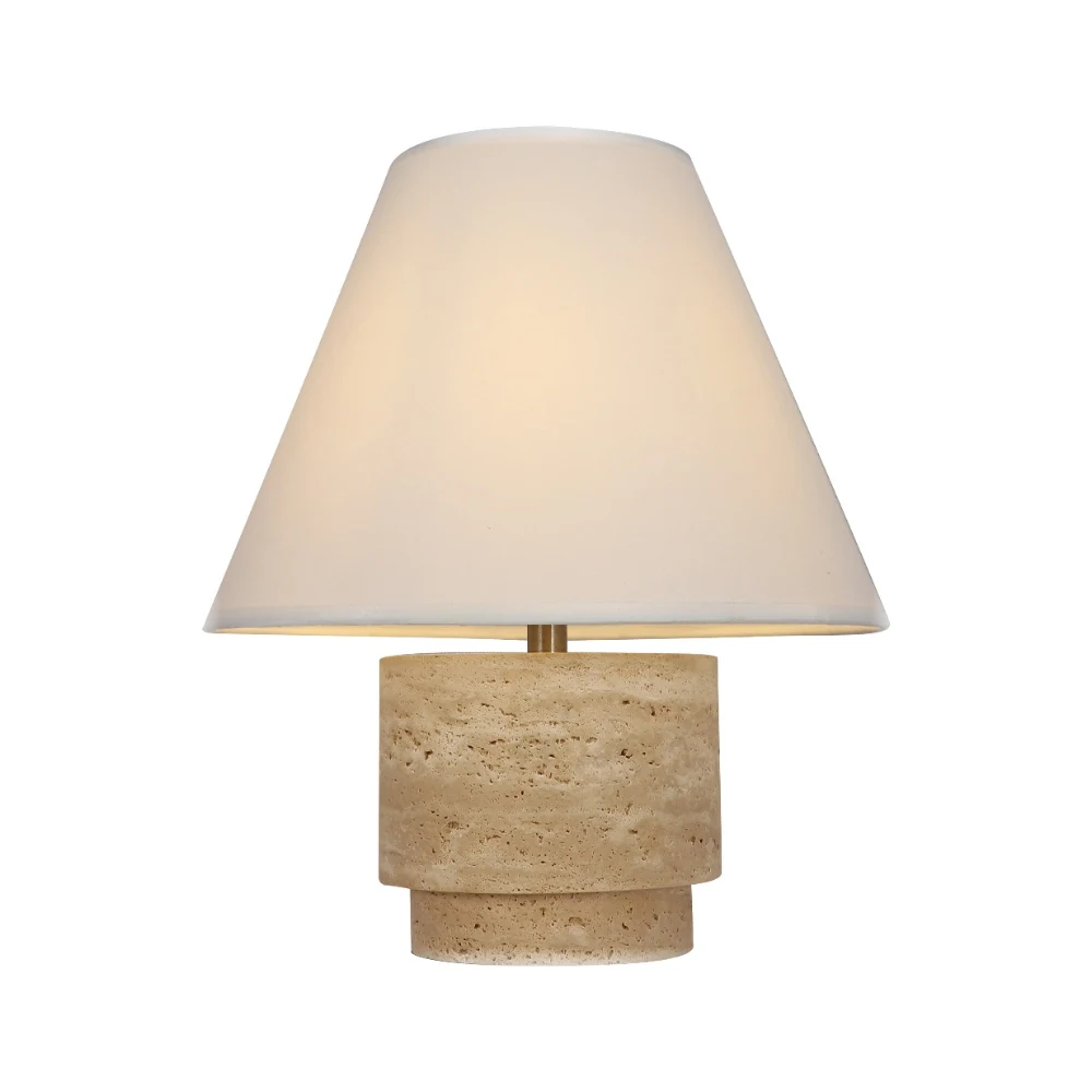 Cylinder Base Fabric Shade Table Lamp detail