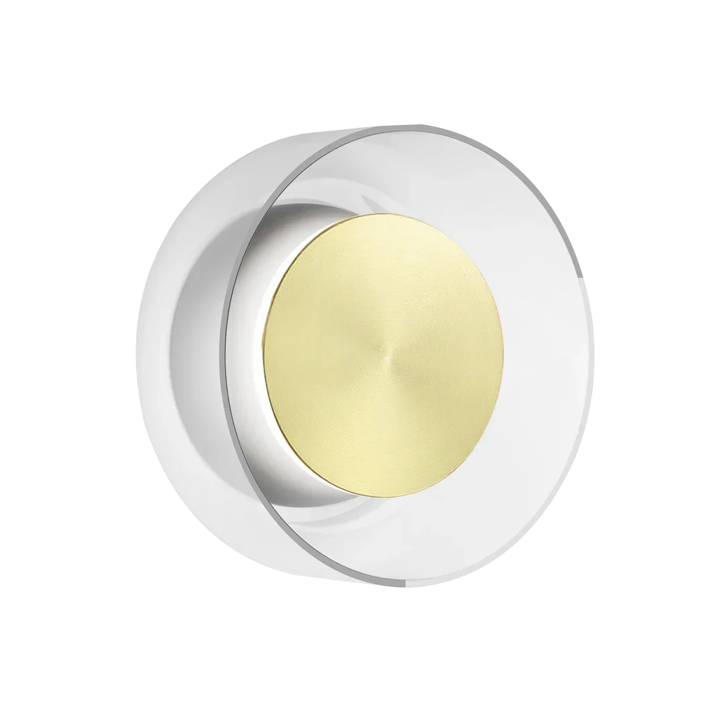 Designer Circular Backlit Wall Fixture detail