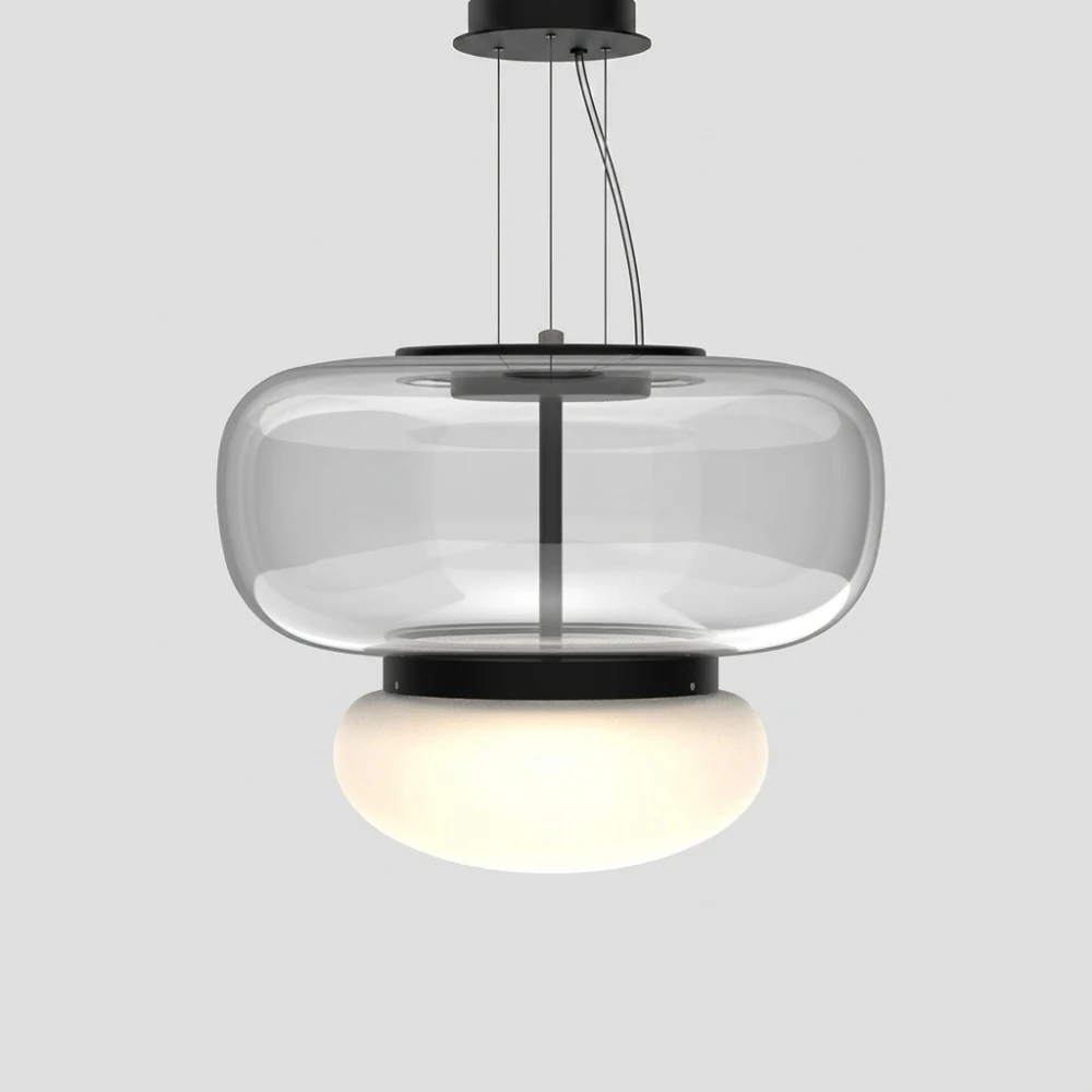 Designer Glass Pendant Light detail