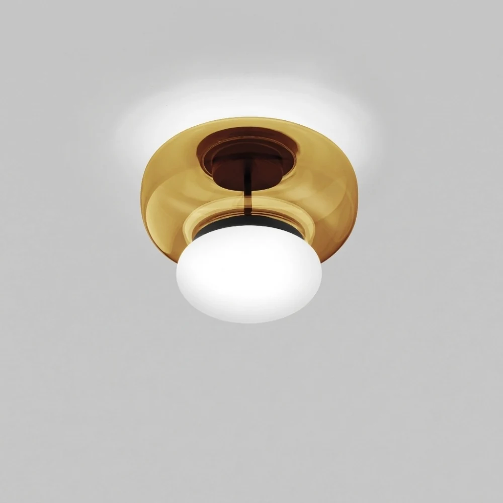 Designer Glass Pendant Light detail