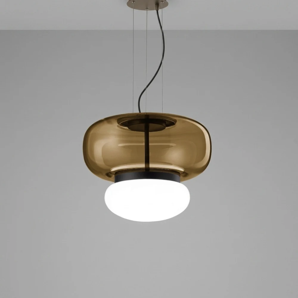Designer Glass Pendant Light detail