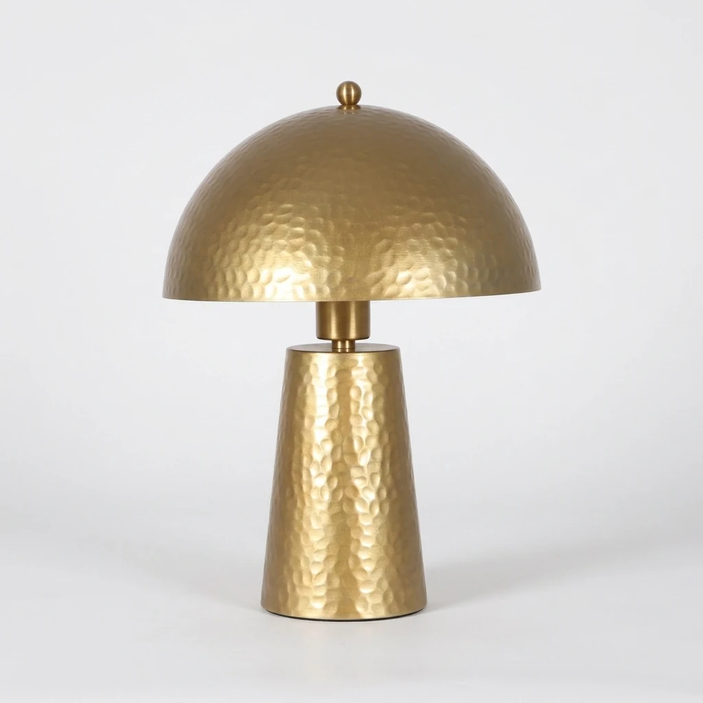 Dome Metal Base Table Lamp detail