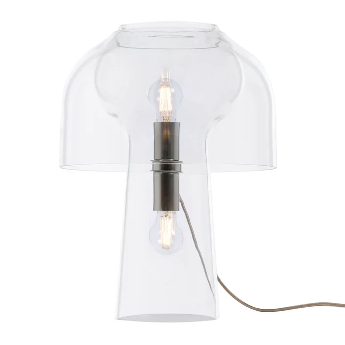 Double-Layer Glass Mushroom Table Lamp detail